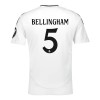 Virallinen Fanipaita + Shortsit Real Madrid Bellingham 5 Kotipelipaita 2024-25 - Lasten